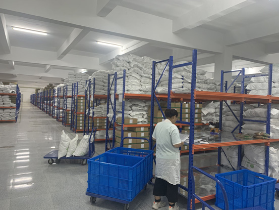 南通某大型中药企业药材库次重型层板货架案例 南通某大型中药企业药材库次重型层板货架案例